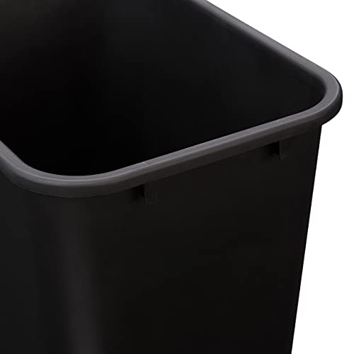 Smart Home Basics Rectangular Commercial Office Wastebasket, hassle-free to Clean, Space-Saving, 10 Essentials
