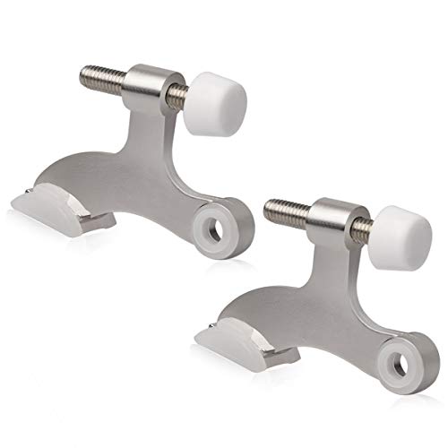 Eco-Friendly 2 Pack Hinge Pin Door Stopper Brushed Satin Nickel Collection