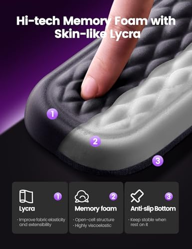 Modern Vaydeer Wrist Rest for Keyboard and Mouse, Computer Ergonomic Wrist Essentials
