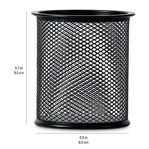 high-quality Basics Wire Mesh Pen Holder, Pencil Cup Desk Organizer
